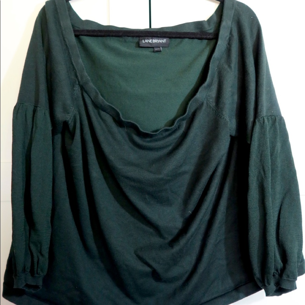 Plus size off the shoulder sweater